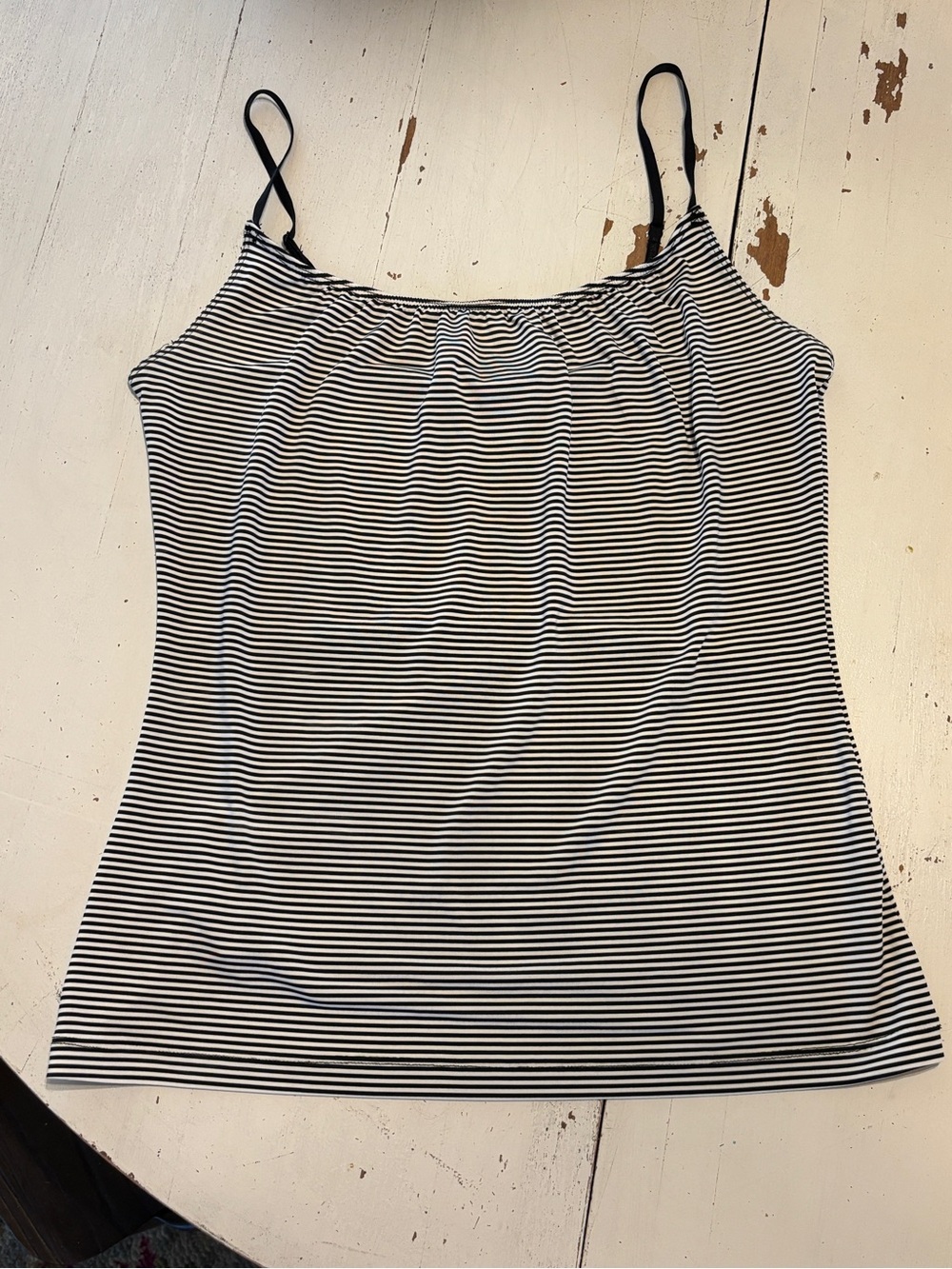 Outback Red Black and White Striped Camisole